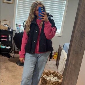 Free People Scout It Out Fleece Sherpa Vest